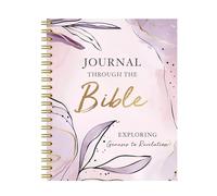 Journal Through the Bible, Spiral-Bound, with Tear-Out Memorization Cards: Explore Genesis to Revelation, Guided Christian Bible Study Journal for Adult, for Reflection and Prayer (1pc)