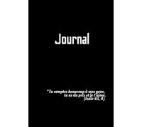 Journal: Tu as du prix à mes yeux