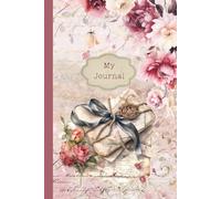Journal: Vintage Letters from a lady styled Notebook, 6" x 9", 110 lined pages, suitable for adults, teens and students.