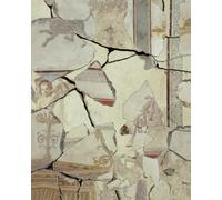 Journal: Wide Ruled Lined 8 x 10 in. 240 Page Notebook for Reflection, Mindfulness, Gratitude, Memories, Plans, and Creativity | Roman Fresco Collage Cover