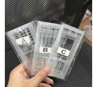 Journaling Aid Stencil Pack with Flexible ABS Material Features Rectangle Trackers Checklists and Aligned Line Drawing Rulers