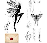 Journaling Stamps | Scrapbook Stamps, Clear Stamps for Card Making Decoration Scrapbooking Transparent Seal Stamps Embossing Album Decor Craft