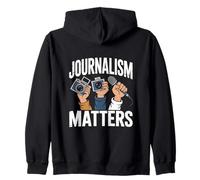 Journalism Design For Reporters - Journalism Matters Zip Hoodie