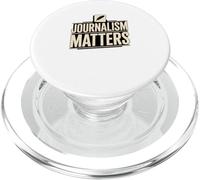 Journalism Matters Typewriter News Integrity PopSockets PopGrip for MagSafe