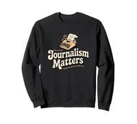 Journalism Matters Typewriter News Integrity Sweatshirt