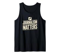 Journalism Matters Typewriter News Integrity Tank Top