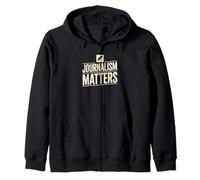 Journalism Matters Typewriter News Integrity Zip Hoodie