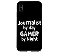 Journalist by Day Gamer by Night News Writer Journalism Gear Case for iPhone XS Max