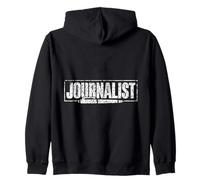 Journalist Press Job Journalism Reporter Journalist Zip Hoodie
