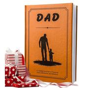 Journals For Writing - Scrapbooking Notebook, A Father’s Guided Journal To Share His Life & His Love, Portable Journal For Dad Birthday