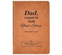 Journaltastic Dad Birthday Gifts, A5 Size, Dad, I Want to Hear Your Story, Tell Me Your Story Dad, Dad Gifts, Gifts for Dad, 160+ Meaningful Questions, 2 Book Marks