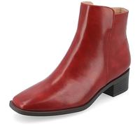 Journee Collection Women's Cappri Square-Toe Booties, Red, 8 UK