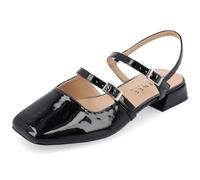 Journee Collection Women's Gretchenn Mary Jane Flat, Black, 3 UK