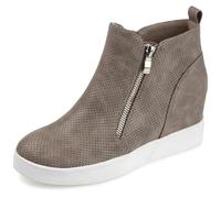 Journee Collection Womens Pennelope, Taupe, 7 UK Wide