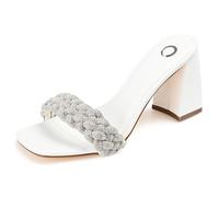 Journee Collection womens Sashaa Pump, White, 4 UK