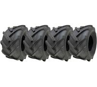 Journey 18X9.50-8 Open Centre Tyres Cleated Rotovator Industrial Wanda P328 (Set Of 4)
