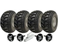 Journey 22X11.00-8 Open Centre P308 Atv Trailer Kit Wheels Axles & Hitch Capacity 620Kg