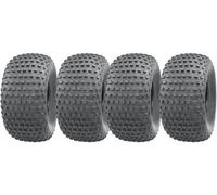 Journey 25X12.00-9 Knobby Atv Tyres 4 Ply Quad Trailer John Deere Gator 25 12 9 Set Of 4