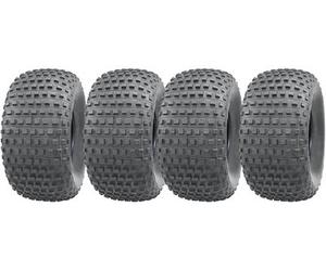 Journey 25X12.00-9 Knobby Atv Tyres 4 Ply Quad Trailer John Deere Gator 25 12 9 Set Of 4