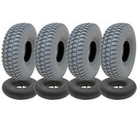 Journey 260X85 Grey Mobility Scooter Tyre & Tube Set 3.00X4 Tire P6023 Tread (Set Of 4)