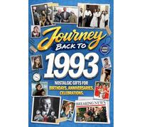 Journey Back To 1993: Nostalgic Gifts For Birthdays, Anniversaries, Celebrations: Back In Time Keepsake 1993 History Book for Mom, Dad, Grandparents, Friends, and More
