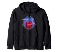 Journey Band Infinity Winged Heart Music Vintage Band Zip Hoodie