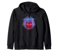 Journey Band Infinity Winged Heart Music Zip Hoodie
