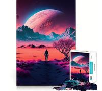 Journey Beyond The Stars Jigsaw for Adults 1000 Pieces Unwind Game Rich Color Enjoyable Challenge Art Display (38x26cm)
