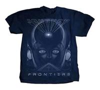 Journey Frontiers Mens T Shirt 100% Cotton Graphic Unisex Tee Shirt Black M