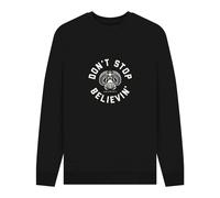 Journey Men's Don´t Stop Believin´ Sweatshirt in Black | Size: Medium Journey Black M