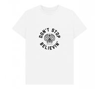 Journey Men's Don´t Stop Believin´ T-Shirt in White | Size: 2XL Journey White 2XL