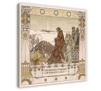 Journey of The Magi by Heinrich Lefler Canvas Art Poster And Wall Art Picture Print Modern Family Bedroom Decor Frame 20x20inch(50x50cm)