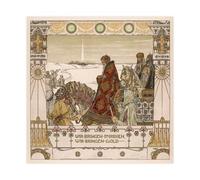 Journey of The Magi by Heinrich Lefler Canvas Art Poster And Wall Art Picture Print Modern Family Bedroom Decor Unframe 16x16inch(40x40cm)