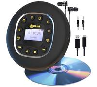Journey Portable CD Player, Long Lasting Battery, Headphones and FM Radio | Connects to Any Car via AUX, Bluetooth or SD Card, Plus Recording, Equalizer, Speed Control