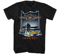 Journey Raised On Radio T Shirt Mens Rock N Roll Band Tee Retro Black XXXL