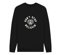 Journey Rock Band Don't Stop Believin' Graphic Black Sweatshirt | Size: Large Journey Black L