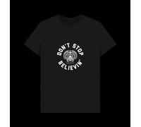 Journey Rock Band Don't Stop Believin' Graphic Black T-Shirt Journey Black S