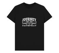 Journey Rock Band Faithfully Graphic Black T-Shirt | Size: Medium Journey Black M