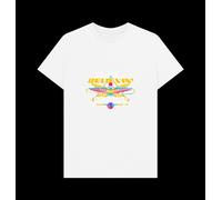 Journey Rock Band Wings Graphic White T-Shirt Colour: White, Size: M Journey White 2XL