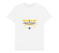 Journey Rock Band Wings Graphic White T-Shirt | Size: Medium Journey White M
