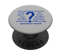 Journey Scarred with Big Question Mark PopSockets Adhesive PopGrip