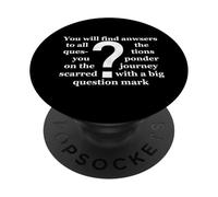 Journey Scarred with Big Question Mark PopSockets Adhesive PopGrip
