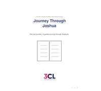 Journey Through Joshua - Word Search: Not just puzzles. A guided journey through Scripture. (Journey Through the Bible - Word Search)