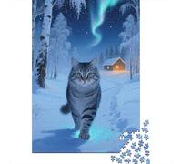 Journey Through Norwegian Forest Cat with This 1000 Piece Wooden Puzzle - A Must-Have Educational And Fun Activity for The Whole Family