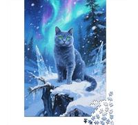 Journey Through Russian Blue with This 1000 Piece Wooden Puzzle - A Must-Have Educational And Fun Activity for The Whole Family