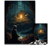 Journey to Enlightenment 1000 Pieces Puzzle Gifts Paper Jigsaw Puzzles for Adults Challenging DIY Brain Teaser for Teenagers 1000 PCS(38x26cm)