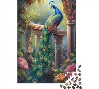 Journey to Peacock - Master The 1000 Piece Wooden Puzzle, An Educational Odyssey for All Ages - Stimulate Your Brain in Fun Ways