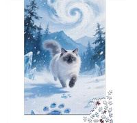 Journey to Ragdoll - Master The 1000 Piece Wooden Puzzle, An Educational Odyssey for All Ages - Stimulate Your Brain in Fun Ways