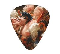 Journey to the Dreamland 12 Pack Guitar Picks Plectrums,4 pieces in each of 3 sizes, Suitable for a wide range of stringed instruments