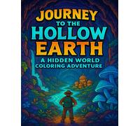 Journey to the Hollow Earth: A Hidden World Coloring Adventure: Explore glowing underground realms, mysterious creatures, and ancient hidden cities through relaxing and imaginative coloring pages
